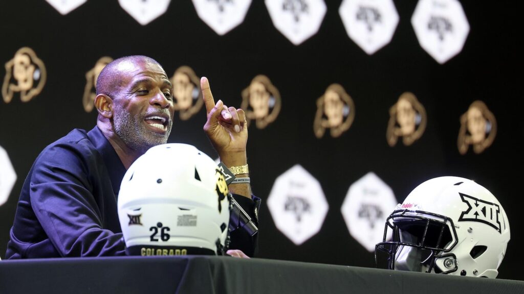 Deion Sanders back to 'old him' as rejuvenated Colorado coach tempers expectations for QB Julian Lewis