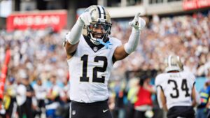 Saints reward Chris Olave for career year by making him one of NFL's highest-paid WRs