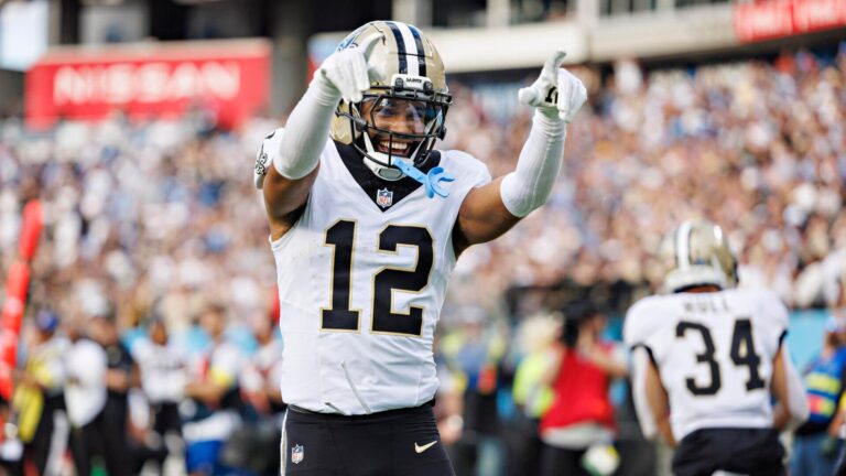 Saints reward Chris Olave for career year by making him one of NFL's highest-paid WRs