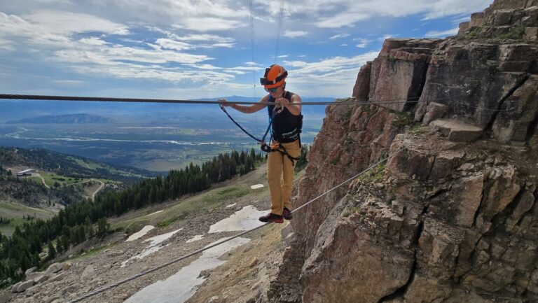 Jackson Hole’s New Corbet’s Couloir Via Ferrata Just Opened. Here’s What It’s Like.