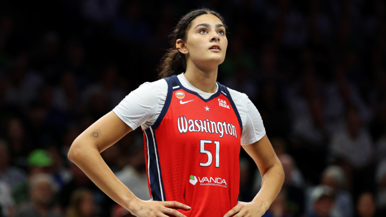 How Mystics rookie Lauren Betts is staying positive amid rocky and 'surreal' transition from UCLA to the WNBA