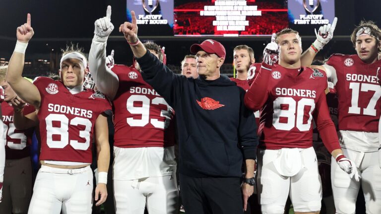 A united front: Brent Venables, Oklahoma's new AD face the SEC's hardest questions together