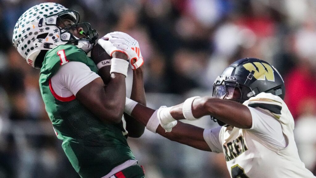 Indiana lands 5-star football recruit: Monshun Sales -- nation's No. 1 WR -- commits to Curt Cignetti