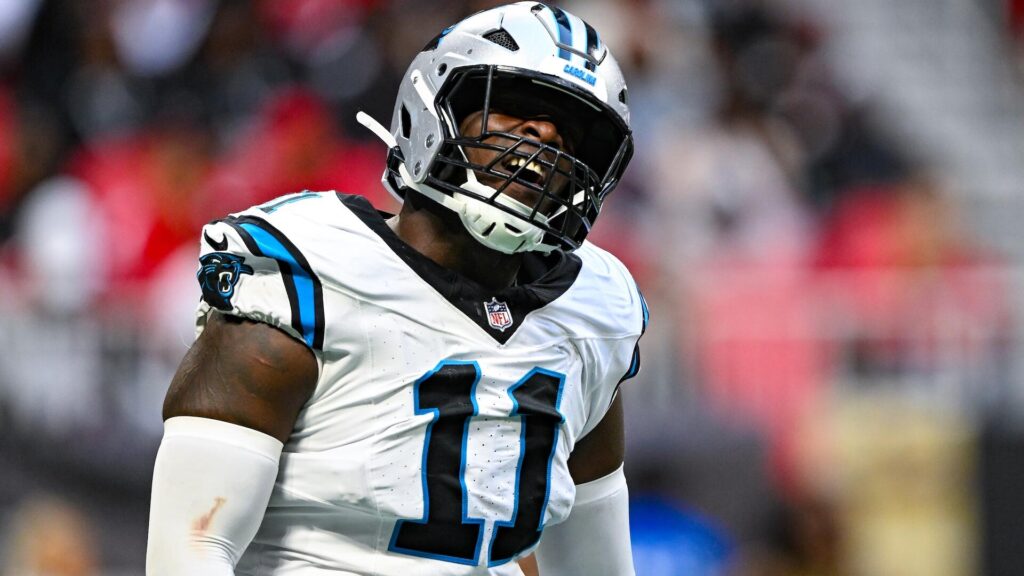 Panthers' Nic Scourton suffers torn ACL on first day of NFL training camp