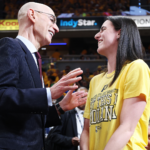 Adam Silver says it’s unfair that Caitlin Clark has become a ‘political football in this country’