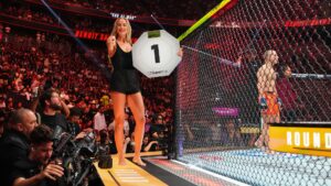 UFC 329: Indiana Fever guard Sophie Cunningham makes surprise cameo as Octagon girl