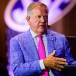 Brian Kelly reveals game-by-game predictions for LSU, Notre Dame ahead of 2026 season