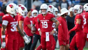 Carson Beck isn't taking Jacoby Brissett's job yet, but the Cardinals like what they're seeing