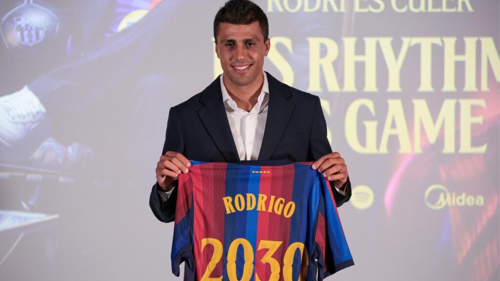 Why signing World Cup winner Rodri may be what sees Barcelona end Champions League drought