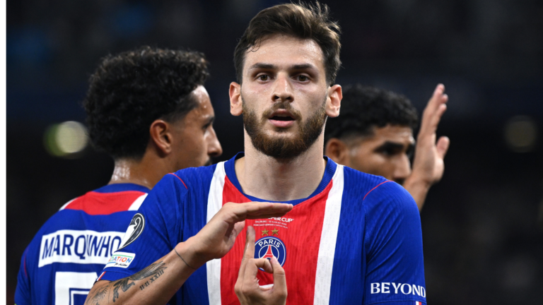 PSG defeat Aston Villa in UEFA Super Cup as Khvicha Kvaratskhelia shines