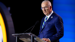 SEC commissioner Greg Sankey speaks out against pros returning to college as RJ Luis seeks eligibility at LSU