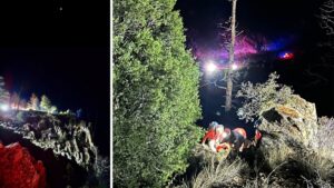 A UTV Driver Tumbled 250 Feet Down a Slope. Officials Used Spotlight Drones to Complete the Rescue.