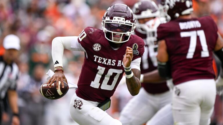 College football score predictions for Week 5, 2026: Model backs Texas A&M (-14) against Arkansas